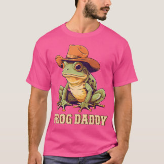 T-shirt Grenouille Papa Pour Hommes Papa Qui Aime Grenouil