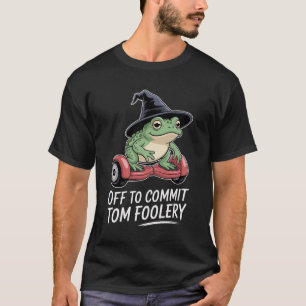 T-shirt Grenouille Pour Engager Tom Foolery