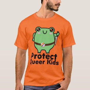 T-shirt Grenouille - Protégez les enfants queer
