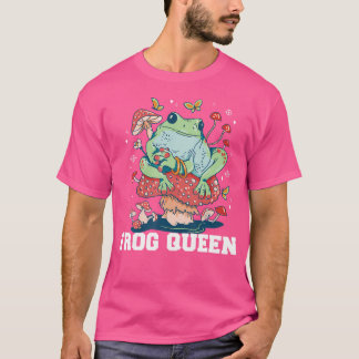 T-shirt Grenouille Reine Drôle Aesthétique Frog Girls Quee