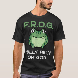 T-shirt Grenouille Rely Dieu Jésus-Christ