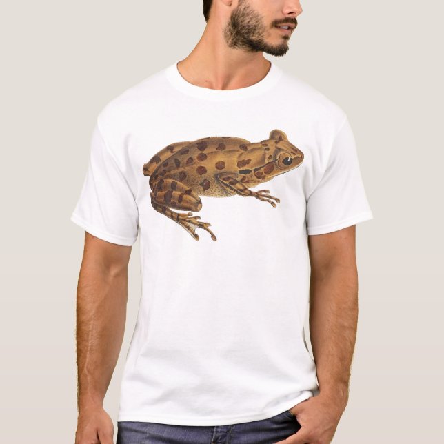 T-shirt Grenouille reptile d'art sauvage (Devant)