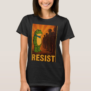 T-shirt Grenouille Résiste Rtland Grenouille Protestation 