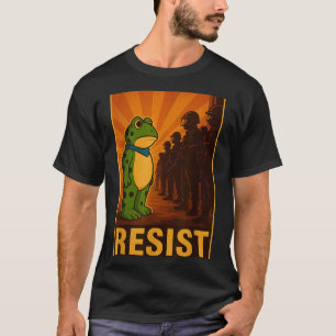 T-shirt Grenouille Résiste Rtland Grenouille Protestation