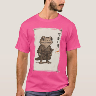 T-shirt Grenouille Samouraï Art Japonais Anime Cadeaux Drô