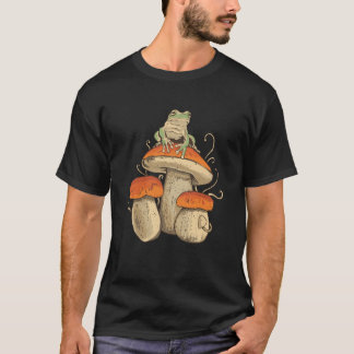 T-shirt Grenouille sur champignon