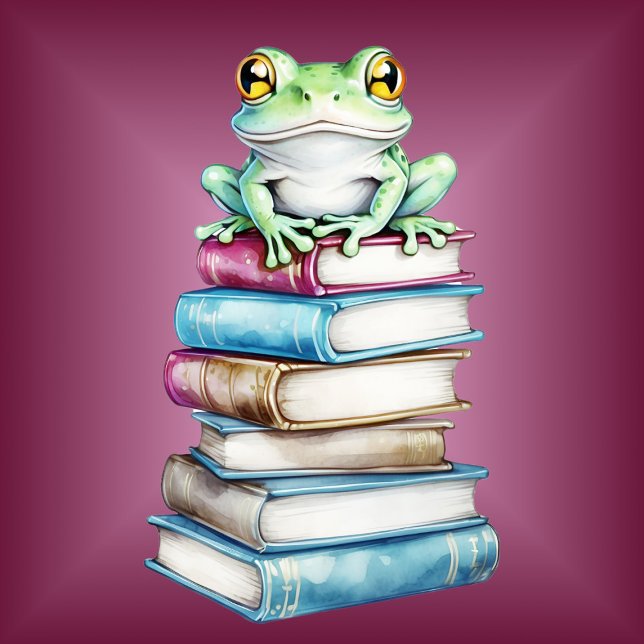 T-shirt Grenouille sur livres (Créateur téléchargé)