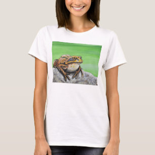 T-shirt Grenouille sur un rocher