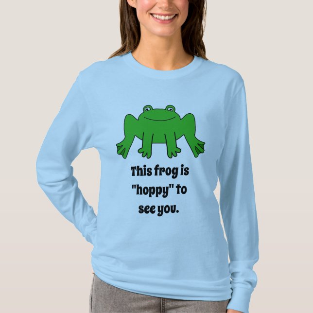 T-shirt Grenouille, verte (Devant)