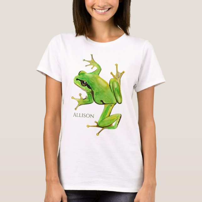 T-shirt grenouille verte (Devant)