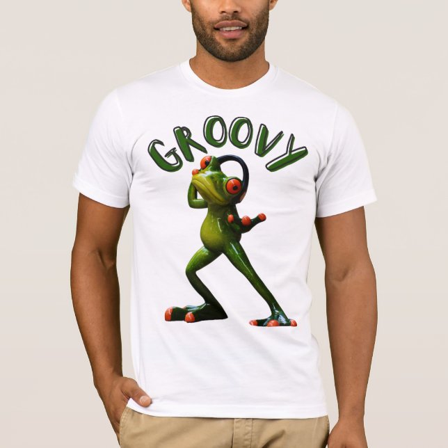 T-shirt Grenouille verte super (Devant)