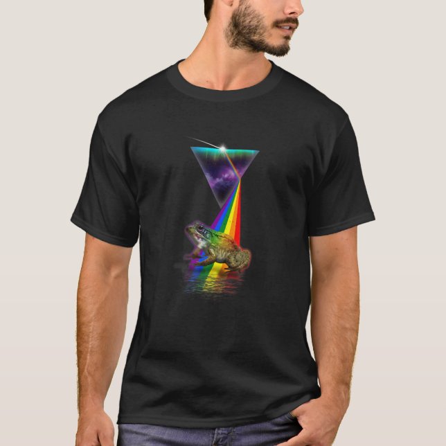 T-shirt Grenouille vintage rétro (Devant)