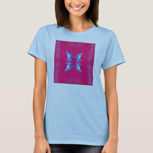T-shirt Grenouilles bleues de dard de poison (Devant)