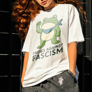 T-shirt Grenouilles Contre le Fascisme Manifestation de Gr