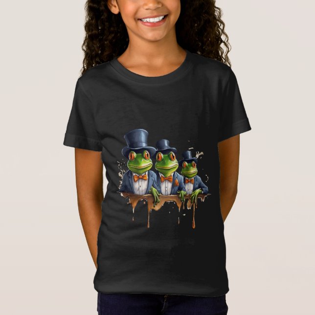 T-Shirt Grenouilles en élégance (Devant)