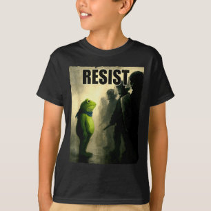 T-shirt Grenouilles résistent Grenouille Portland Protest