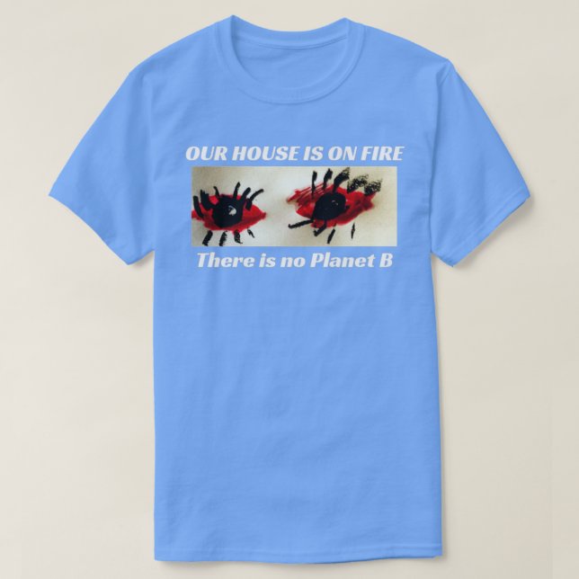 T-shirt Greta Thunberg Il n'y a pas de planète B Changemen (Design devant)