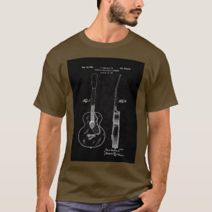 T-shirt Gretch Guitar 1941 PatentBK 