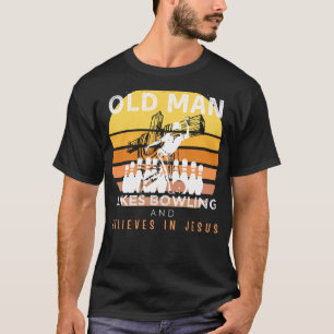 T-shirt Grève de la Foi : Vieux homme grincheux roule avec