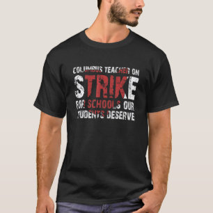 T-shirt Grève des enseignants de Columbus Ohio OH Professe