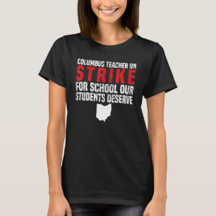 T-shirt Grève des enseignants OH enseignant Columbus Ohio
