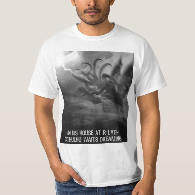 T-shirt Grève surprise Cthulhu (Devant)