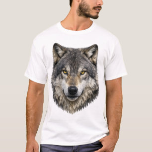 T-shirt Grey Alpha Wolf Tee