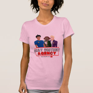 T-shirt Grey District Agency Women's T Shirt