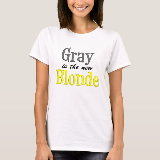 T-shirt Grey Est Le Nouveau Blonde (Devant)