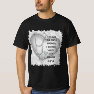 T-shirt Grey Heart ObGyn Nurse