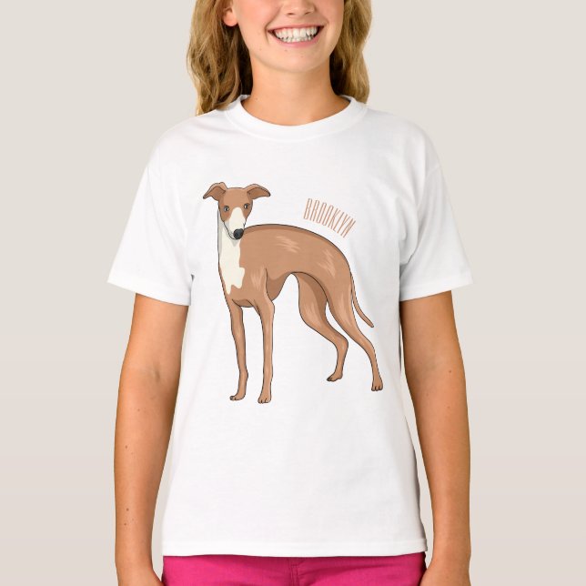 T-shirt Greyhound dog (Devant)