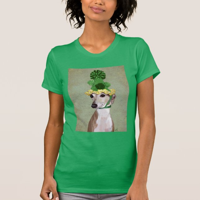 T-shirt Greyhound en Casquette vert (Devant)