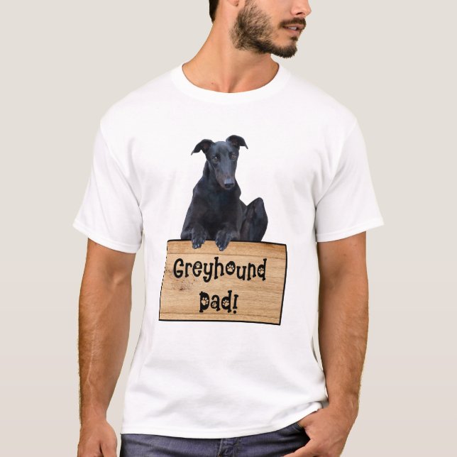 T-shirt Greyhound, papa Citation Greyhound (Devant)