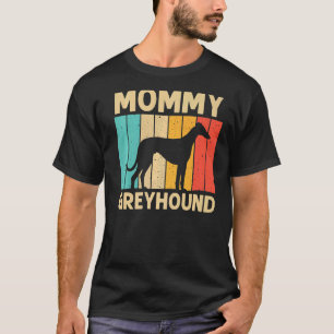T-shirt Greyhound Pour Femmes Maman Italienne Greyhound Se