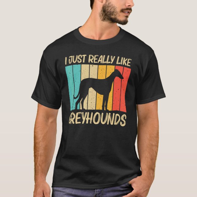 T-shirt Greyhound Pour Hommes Femmes Italienne Greyhound S (Devant)