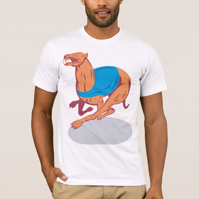 T-shirt Greyhound Racing Mens (Devant)