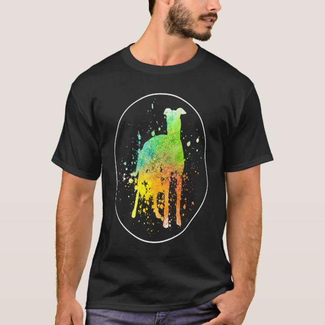 T-shirt Greyhound Vintage (Devant)