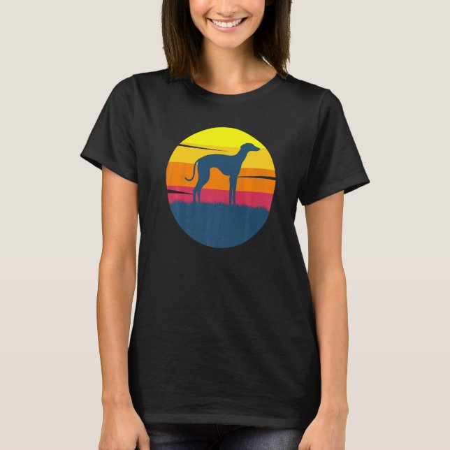 T-shirt Greyhound Windhound Chien race 2 (Devant)