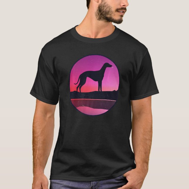 T-shirt Greyhound Windhound Chien race 3 (Devant)