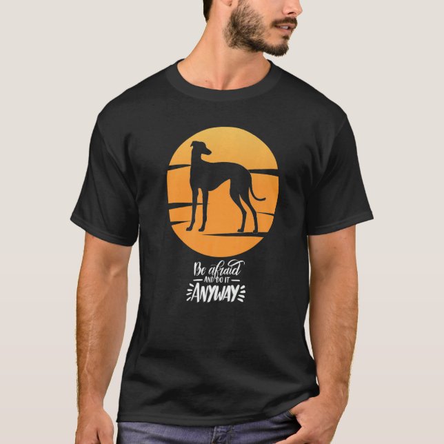 T-shirt Greyhound Windhound Chien race 6 (Devant)