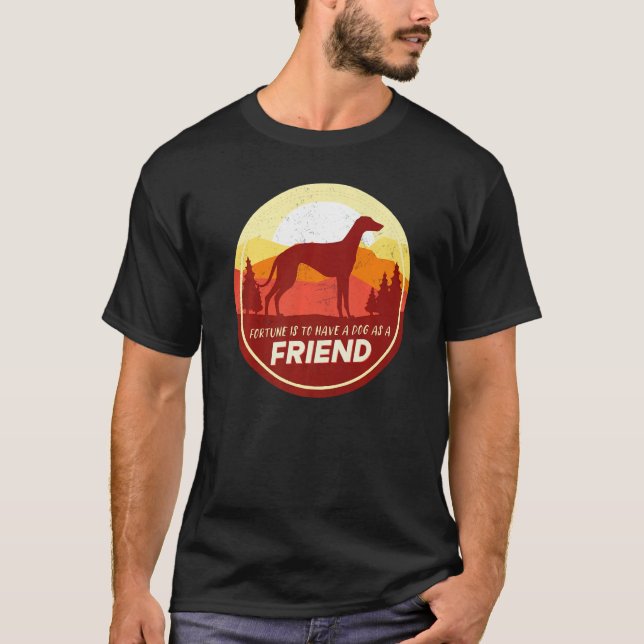 T-shirt Greyhound Windhound Chien race 8 (Devant)