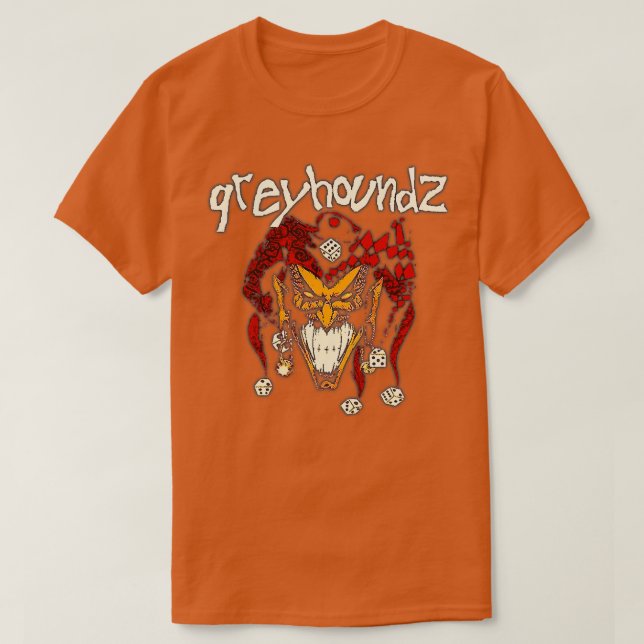 T-shirt Greyhoundz 7 coins de votre jeu  (Design devant)
