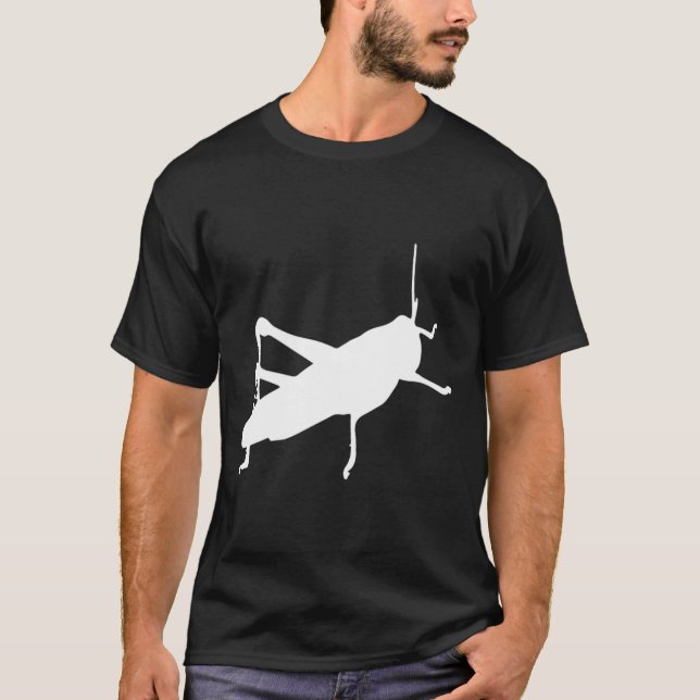 T-shirt Grhopper Cricket - Insecte Bug Mignon Drôle  (Devant)