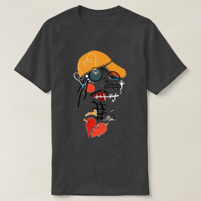 T-shirt gribouillages (Design devant)