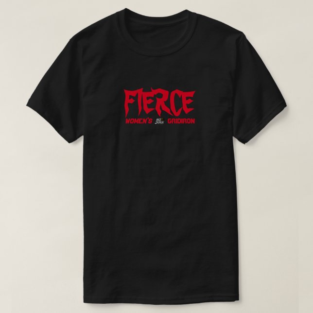 T-shirt Gridiron féminin de Fierce (Design devant)