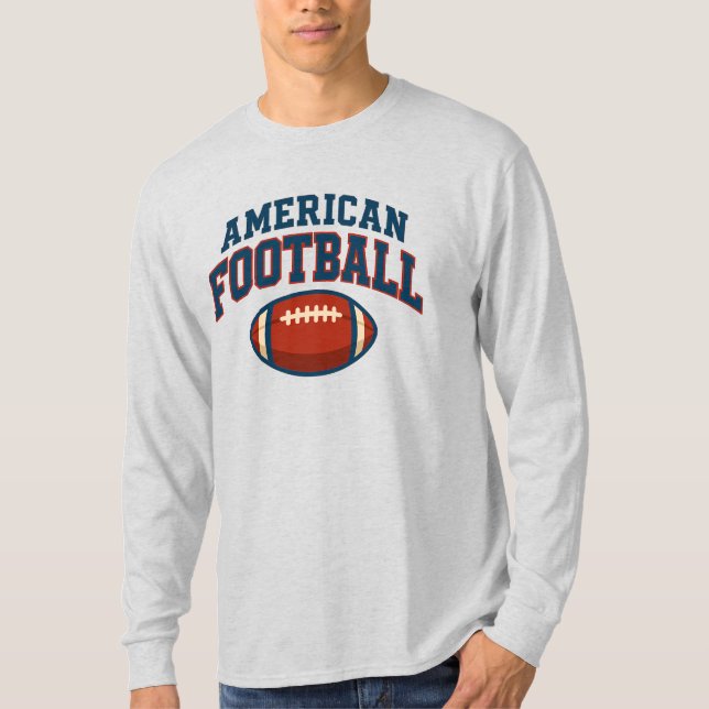 T-shirt Gridiron Glory - Équipe américaine classique de fo (Devant)