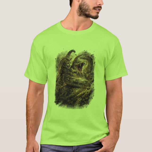 T-shirt Griffes contre crocs. (Devant)
