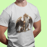 T-shirt Griffin Griffin Imaginaire Créature mythique<br><div class="desc">Cette conception a été créée par art numérique. Vous pouvez modifier le style de cette chemise en choisissant Plus > sous l'option de style. Il peut être personnalisé en cliquant sur le bouton personnaliser et en modifiant la couleur, en ajoutant un nom, des initiales ou vos mots préférés. Contactez-moi à...</div>
