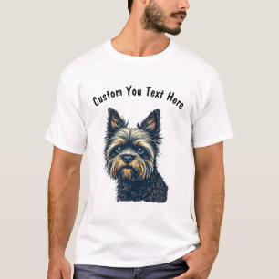 T-shirt Griffon bruxellois personnalisable