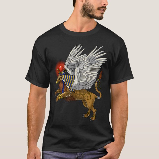 T-shirt Griffon de l'Égypte antique (Devant)